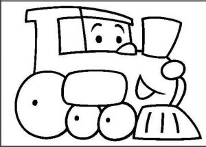 train colouring pages for kids