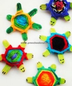 turtle popsicle stick crafts for kids