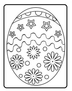 Coloring pages related to happy easter for Toddler