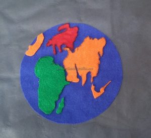 Craft idea related to Earth Day Theme