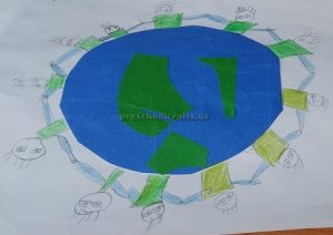 Craft ideas related to Earth Day Theme for Kindergartner