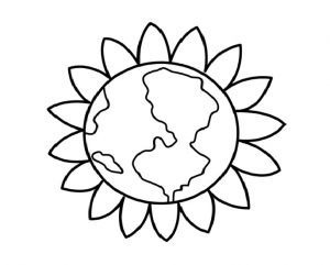 Earth Day Coloring Pages for Preschool