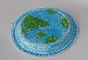 Happy Earth Day Paper Plate Craft Idea