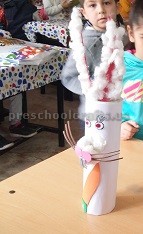 Happy Easter Bunny Craft for Preschooler and Kindergarten