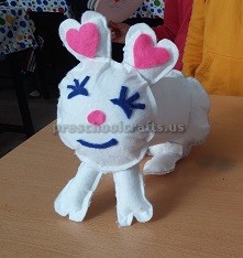 Preschool craft to easter bunny