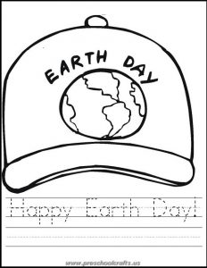 happy earth day worksheets for preschoolers