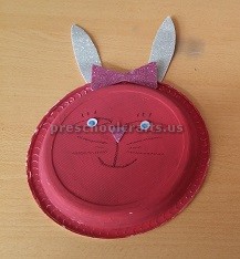 paper plate bunny crafts for kindergarten