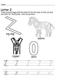pictures begin with the Uppercase letter z