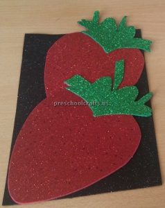 preschool craft to strawberry