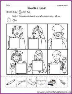 printable community worksheets for kids