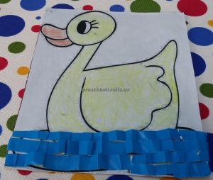 Duck craft for preschool