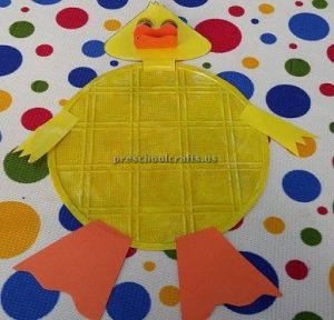 Duck craft for preschooler