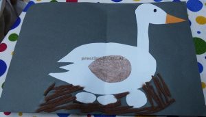 Easy duck craft for preschool
