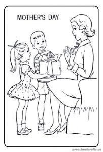 Free Printables Mother's Day Coloring Pages for Preschool