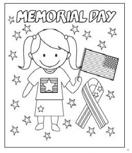 Memorial Day Coloring Pages for Kids - Preschool and Kindergarten