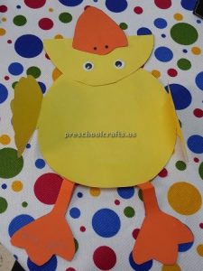 Kindergarten duck craft ideas - easy duck craft idea