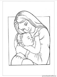 Mother's Day Coloring Pages for Preschooler