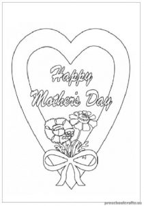 Mother's Day Free Printable Coloring Pages for Toddlers