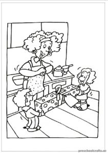Mother's Day Kids Coloring Pages & Free Printable