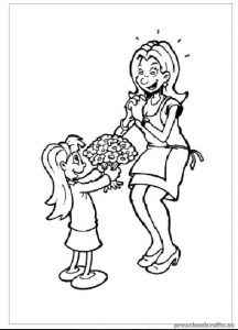 Mother's Day Preschool Coloring Pages & Free Printable