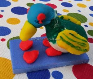 Pre-school duck craft idea