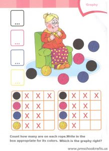 colors graph colored worksheets for kids