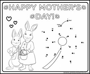 free printable dot to dots worksheets related to mothers day