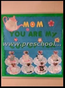preschool mothers day bulletin board decoration ideas