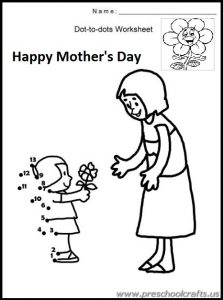 preschool printable mothers day workpages