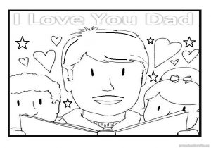 happy fathers day coloring pages for kindergarten