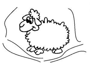 preschool sheep coloring pages