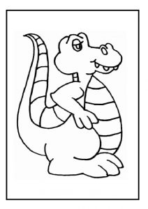 printable dinosaur coloring pages for preschool