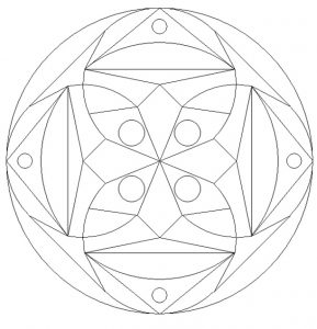 Free Printable Mandala Colouring Pages for 1'st graders