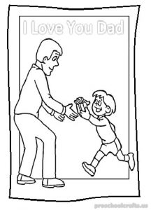 happy fathers day coloring pages for preschoolers