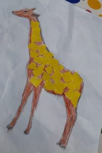 Preschool craft ideas to giraffe