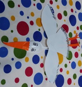 Stork craft ideas for kindergarten