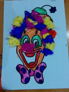 clown activity idea for homeschool