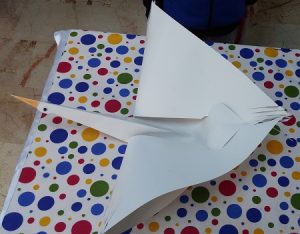 kindegarten craft to stork