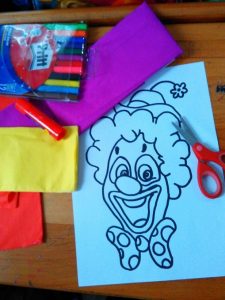 preschool clown fun craft ideas