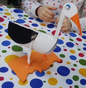 stork craft ideas for kinder garten