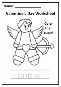 Valentine's Day Theme Worksheet