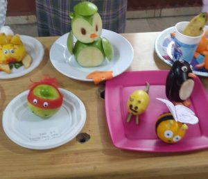 preschool furuits and vegetables diy art activities