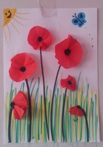 spring themed craft idea for first grade