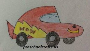 5-easy-drawing-car-mc queen-for-primary school