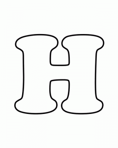Alphabet-Letters-H-Coloring-pages