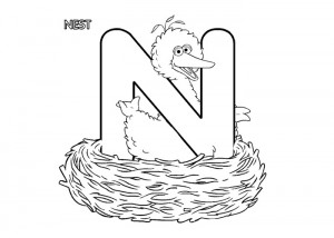 Alphabet-N-coloring-pages-free