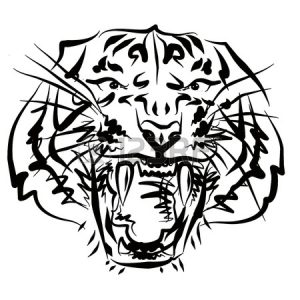 Download free printable Tiger coloring pages ideas for adult