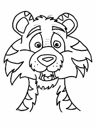 Download free printable Tiger coloring pages ideas for preschool