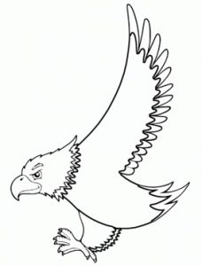 Download printable Eagle coloring pages ideas for preschool