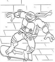 Ninja Turtle coloring page for preschool